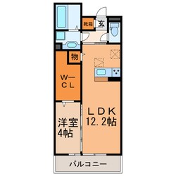 仮）D-room気噴町PJ　B棟の物件間取画像